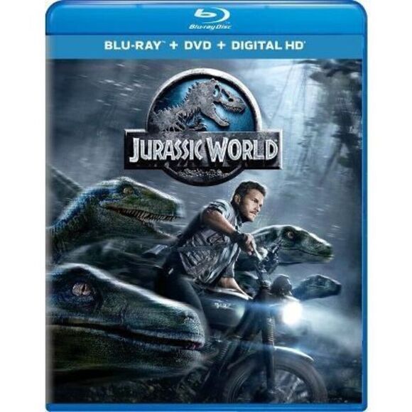 Jurassic World (Blu-ray + DVD + Digital) NEW - Picture 1 of 8